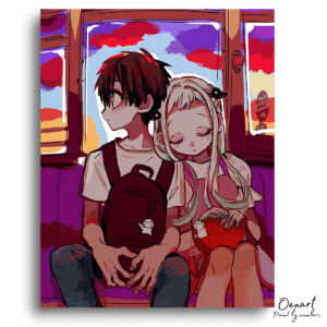 Toilet-Bound Hanako-kun: Sleepy Nene and Hanako - Anime Diamond Painting