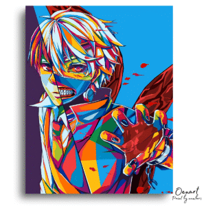 Tokyo Ghoul: Kaneki Pop Art - Anime Paint By Numbers kit
