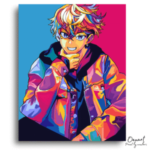 Tokyo Revengers: Chifuyu Pop Art - Anime Diamond Painting