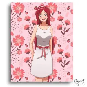 Tomo Chan Is a Girl: Flowers - Anime Paint By Numbers Kit