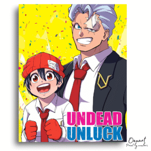 Undead Unluck: Cool Andy & Fuuko - Anime Diamond Painting