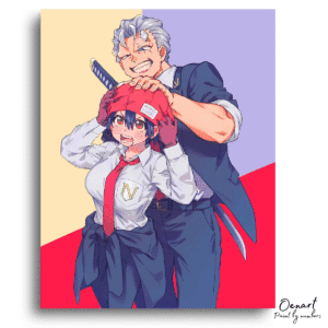 Undead Unluck: Kawaii Andy and Fuuko - Anime Diamond Painting