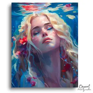 Luminous Serenity Portrait - Paint By Numbers Kit
