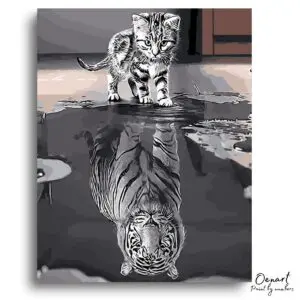 Bold Reflection Art Moment - Paint By Numbers Kit
