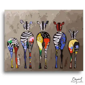 Zebra Safari Moment - Paint By Numbers Kit
