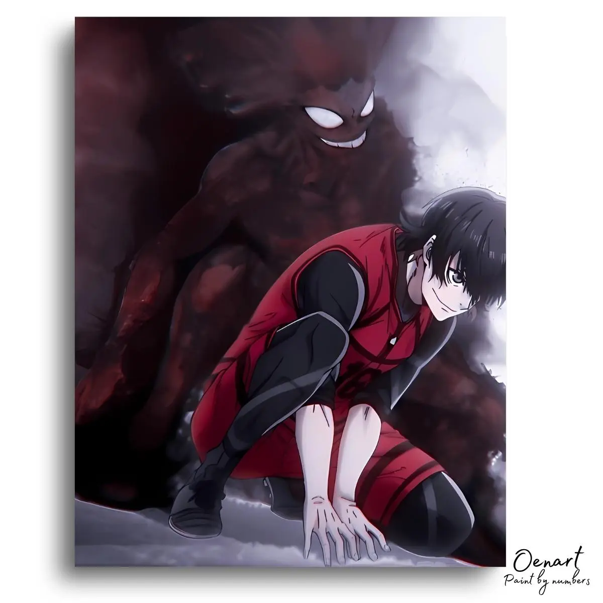 Blue Lock: Bachira' Demon - Anime Diamond Painting - Oenart™