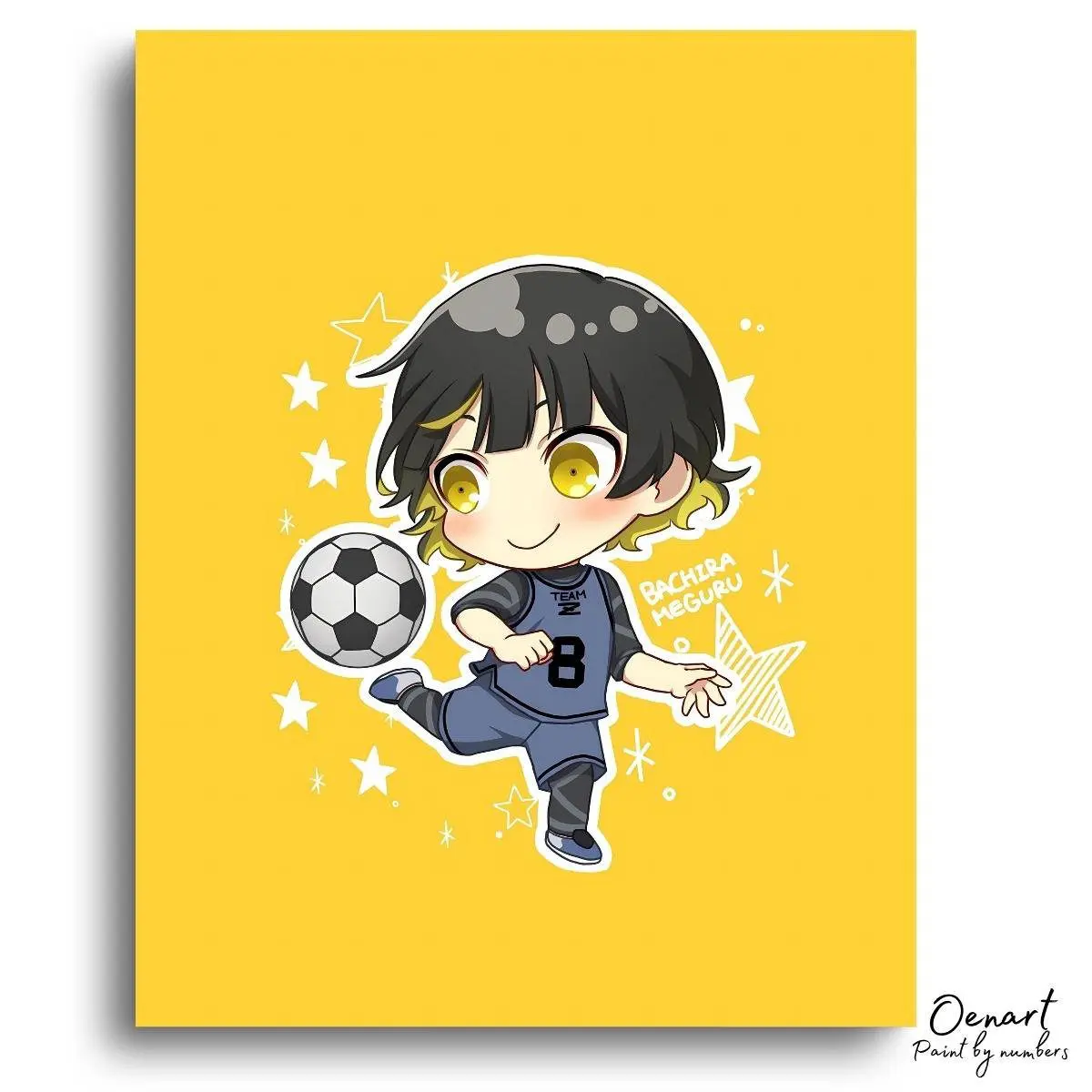 Blue Lock: Bachira Yellow - Anime Diamond Painting - Oenart™