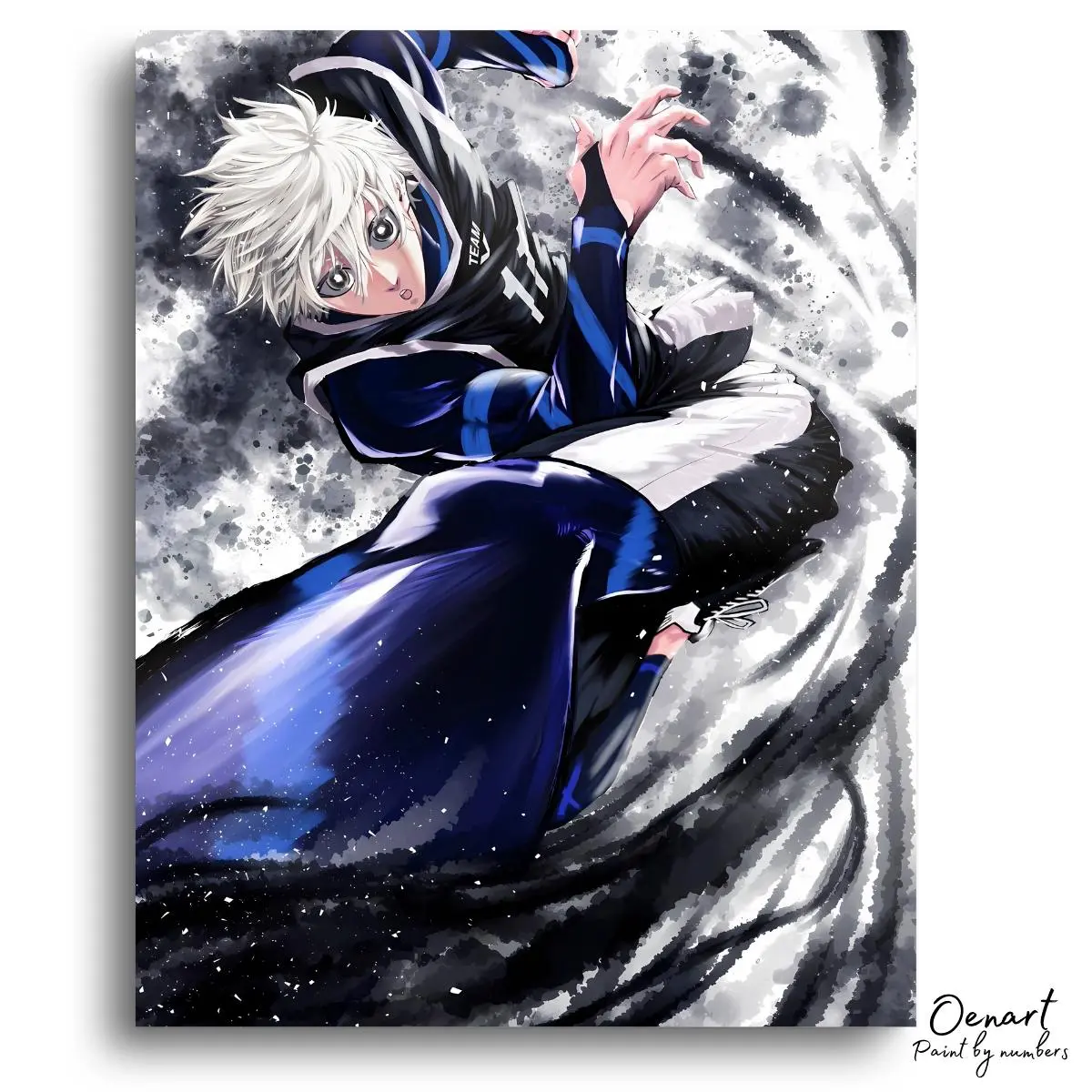 Blue Lock: Nagi Blue - Anime Diamond Painting - Oenart™