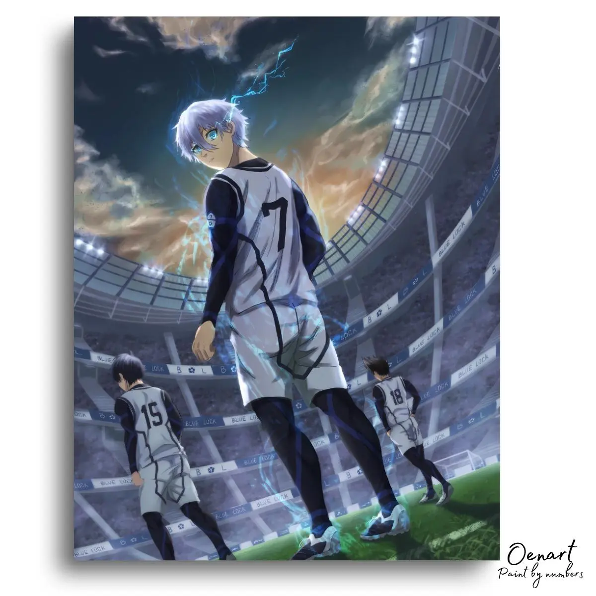 Blue Lock: Team Grey - Anime Diamond Painting - Oenart™