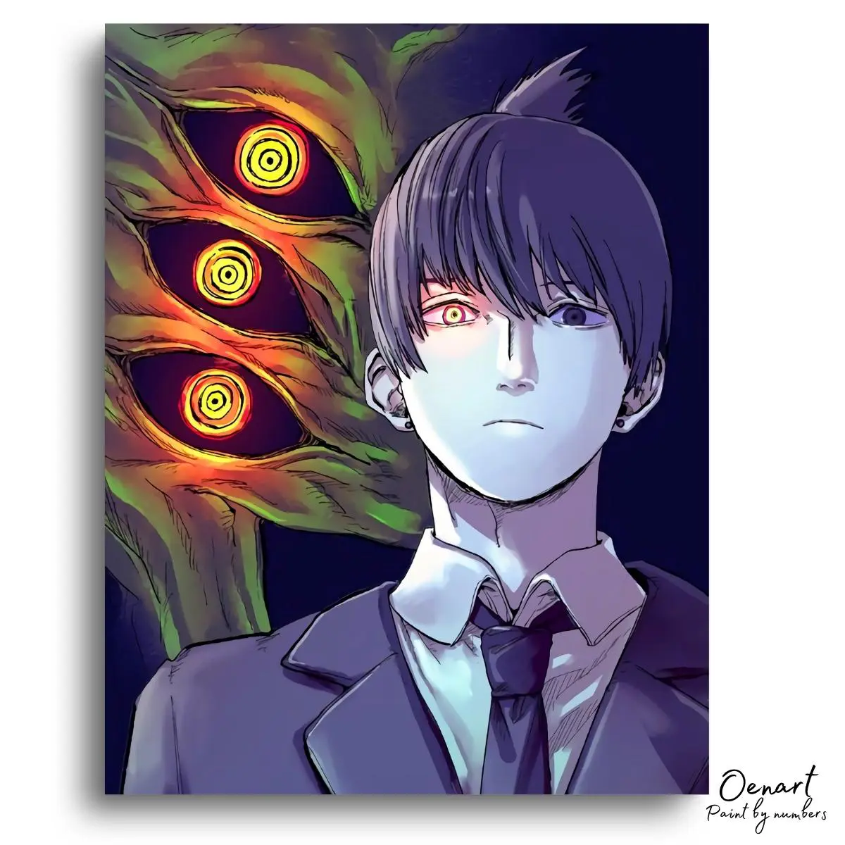 Chainsaw Man: Aki - Anime Diamond Painting - Oenart™