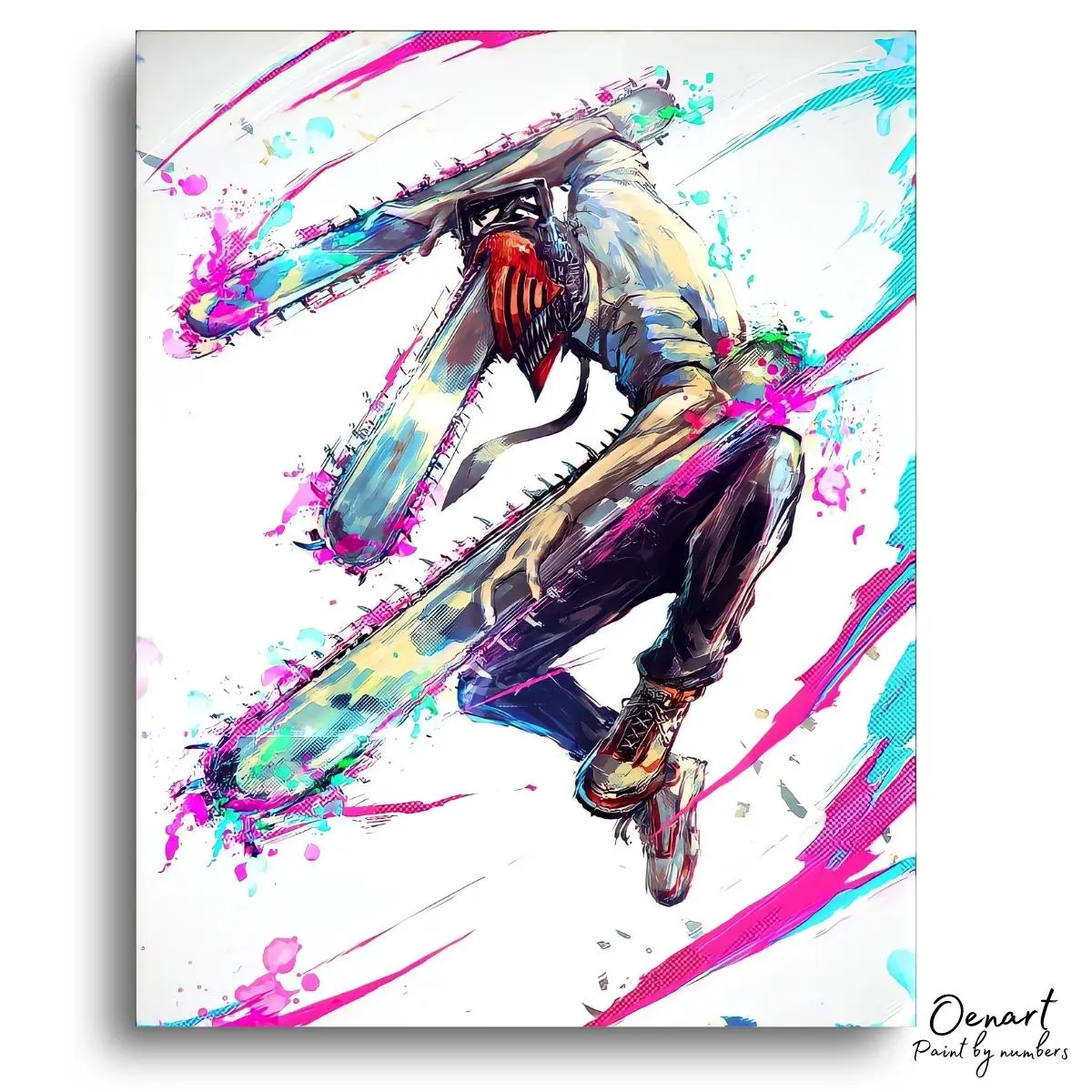 Chainsaw Man: Jump - Anime Diamond Painting - Oenart™