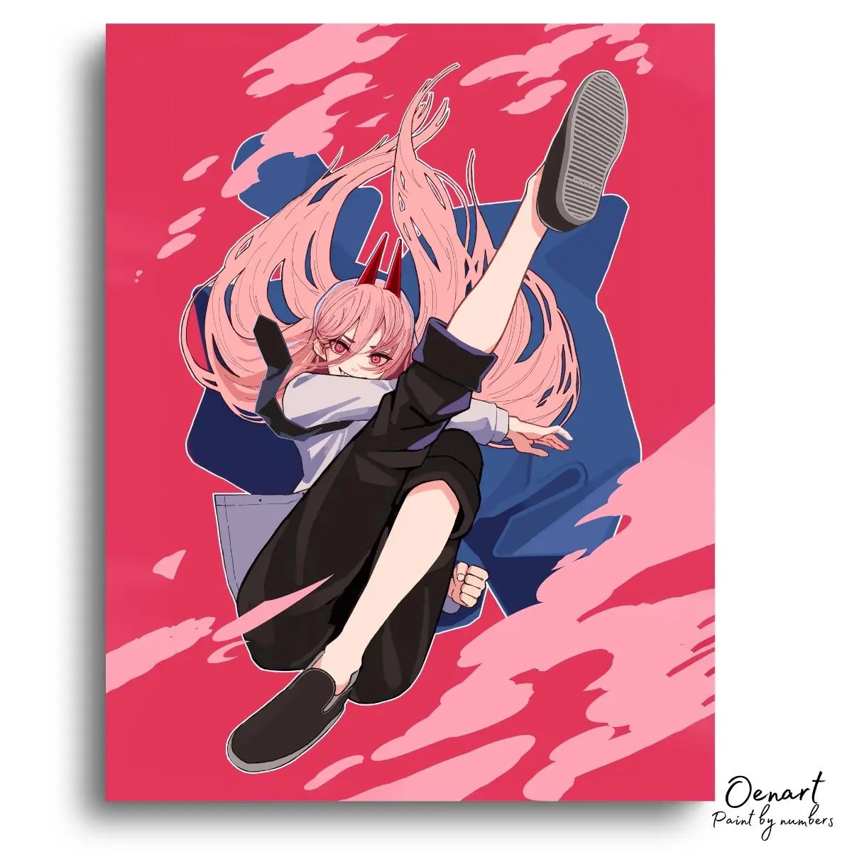 Chainsaw Man: Karate - Anime Diamond Painting - Oenart™
