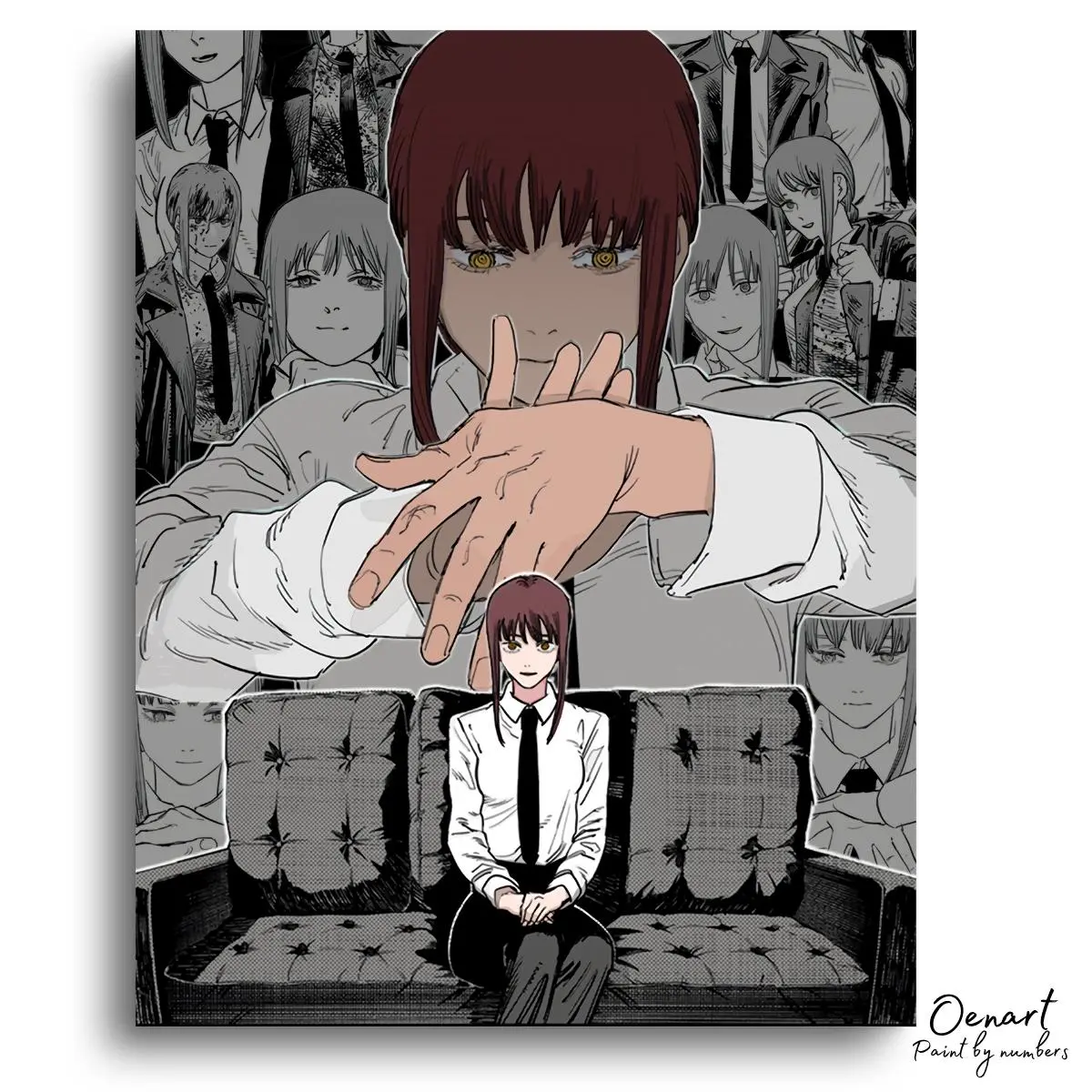 Chainsaw Man: Makima - Anime Diamond Painting - Oenart™