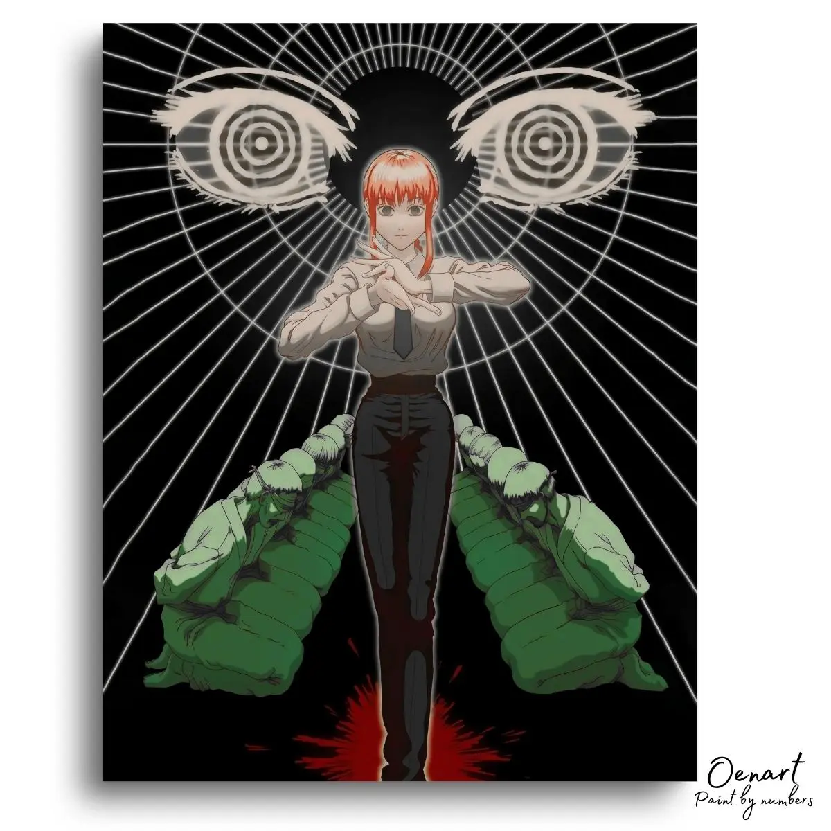 Chainsaw Man: Makima Power - Anime Diamond Painting - Oenart™