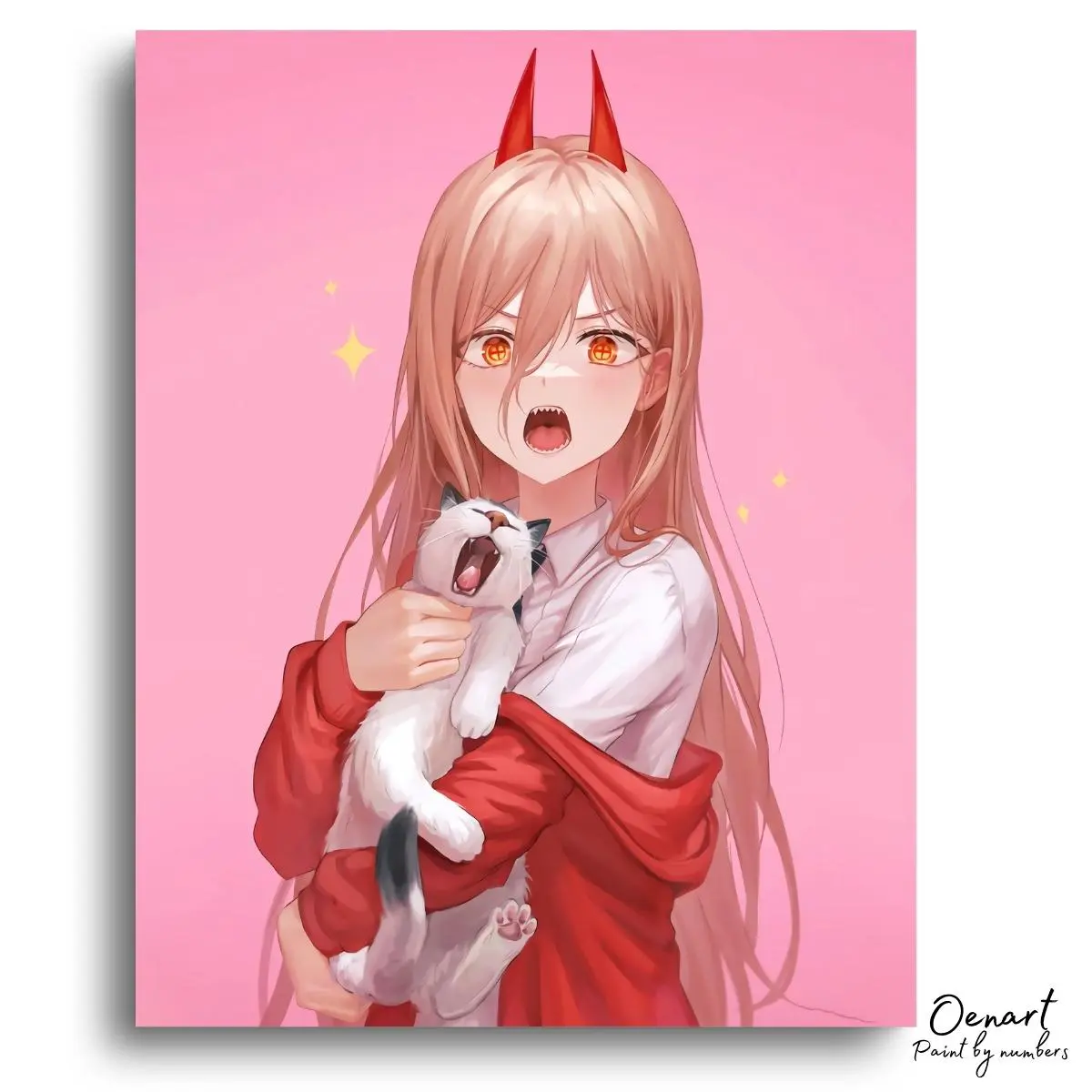 Chainsaw Man: Power' Cat - Anime Diamond Painting - Oenart™