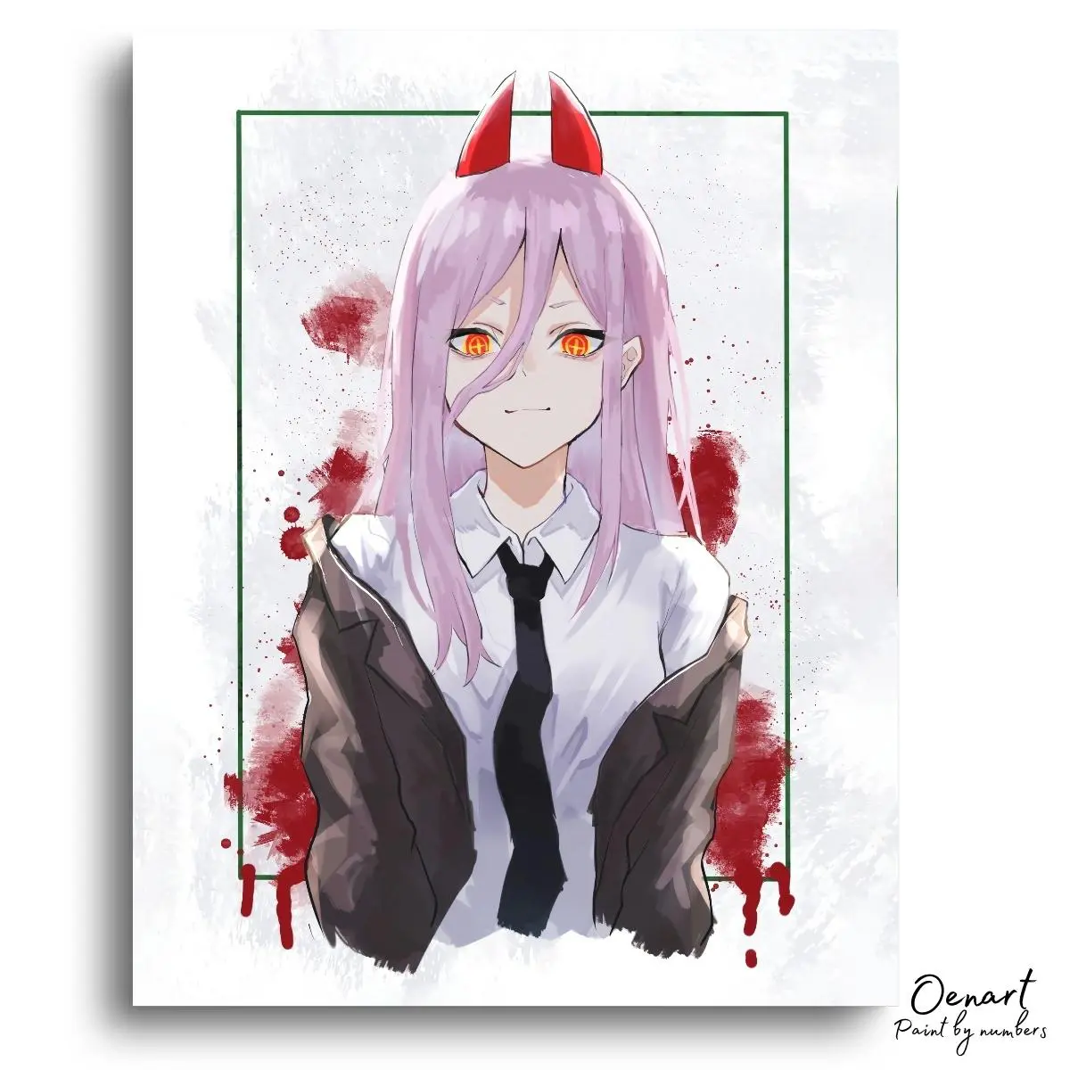 Chainsaw Man: Power Portrait - Anime Diamond Painting - Oenart™
