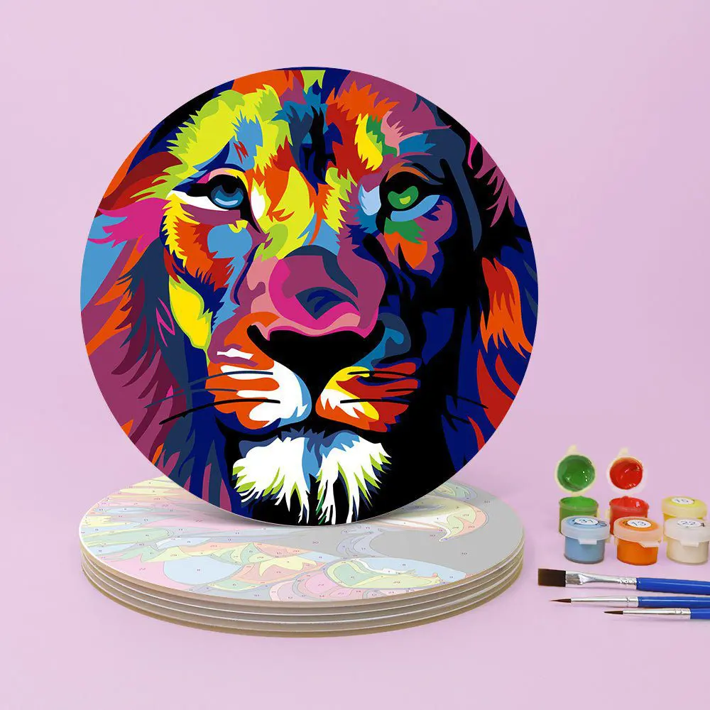 Colorful Wildlife Placemats Paint Kit - Oenart™