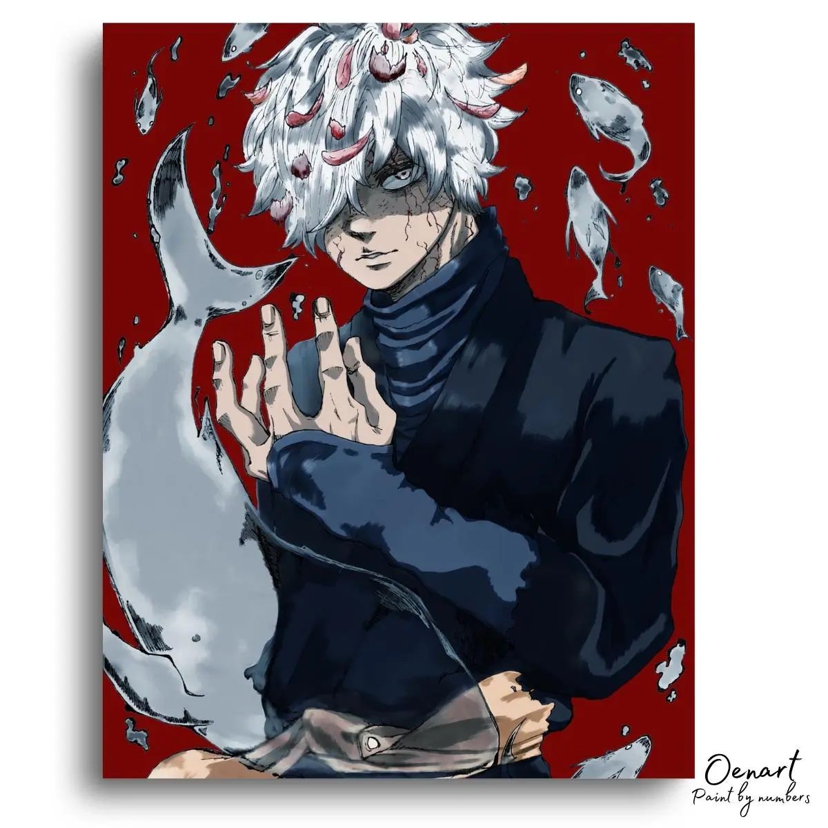 Hell's Paradise: Gabimaru - Anime Diamond Painting - Oenart™