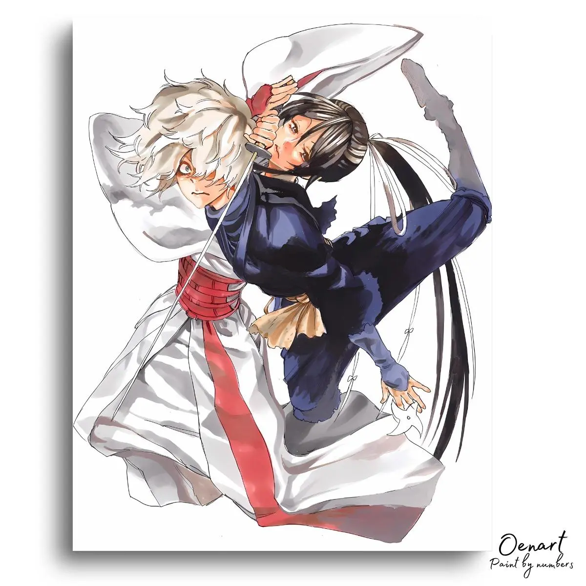 Hell's Paradise: Training - Anime Diamond Painting - Oenart™