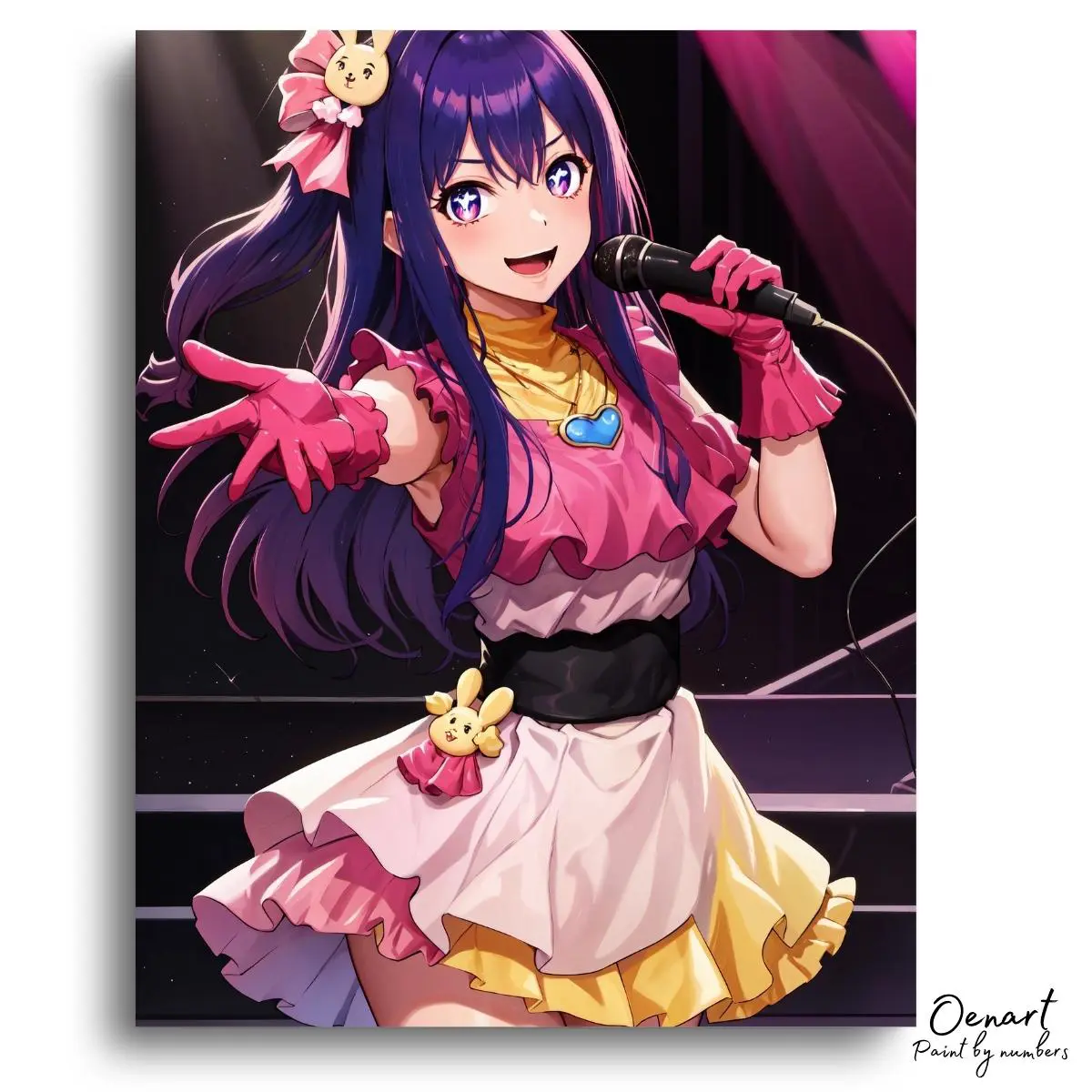 Oshi no Ko: Ai Singing - Anime Diamond Painting - Oenart™