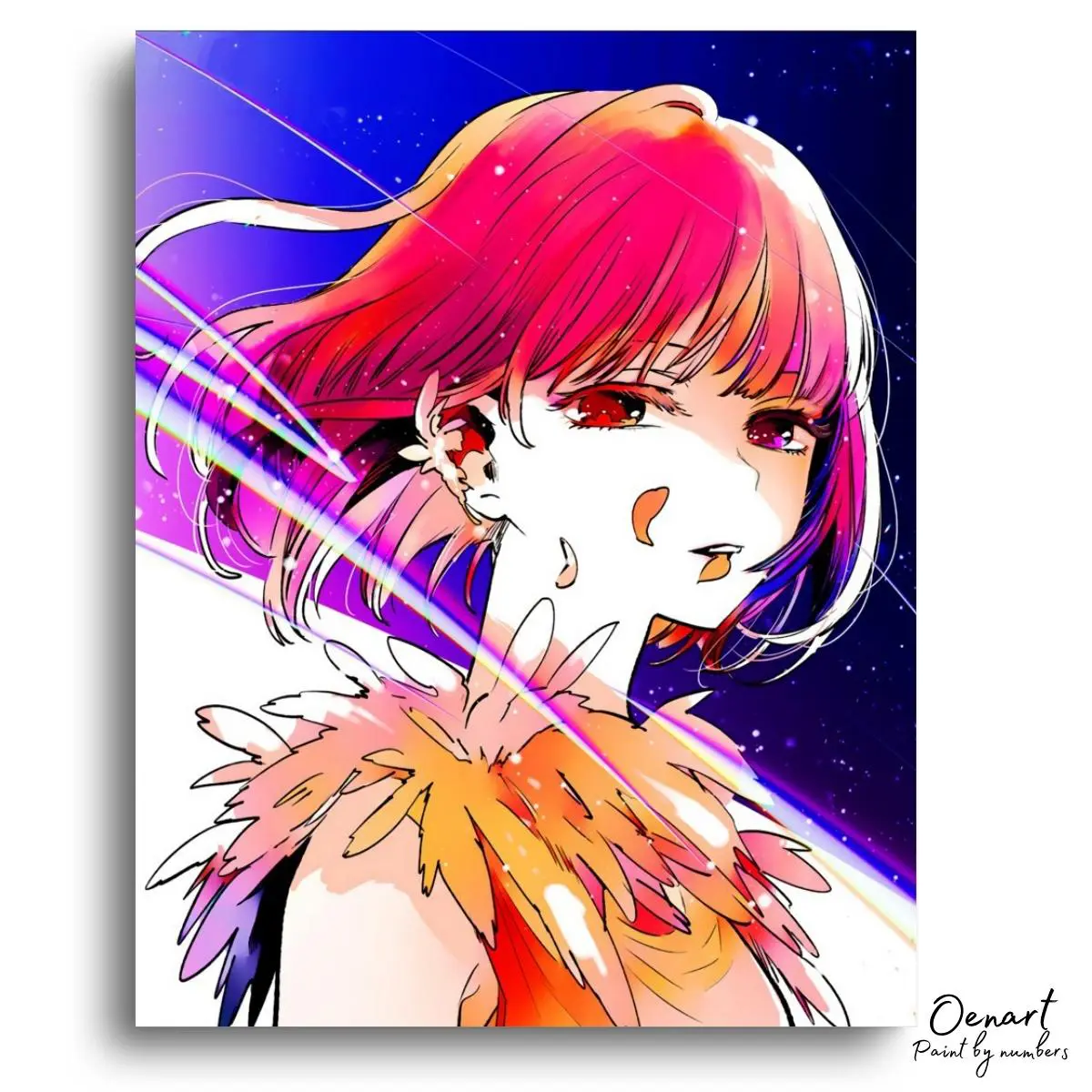 Oshi no ko: Kana Red - Anime Diamond Painting - Oenart™
