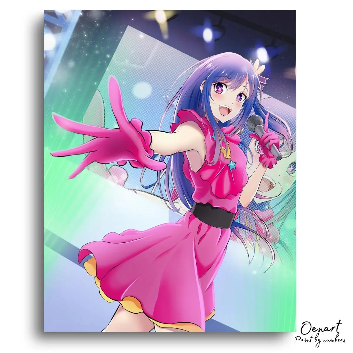 Oshi no Ko: Show - Anime Diamond Painting - Oenart™