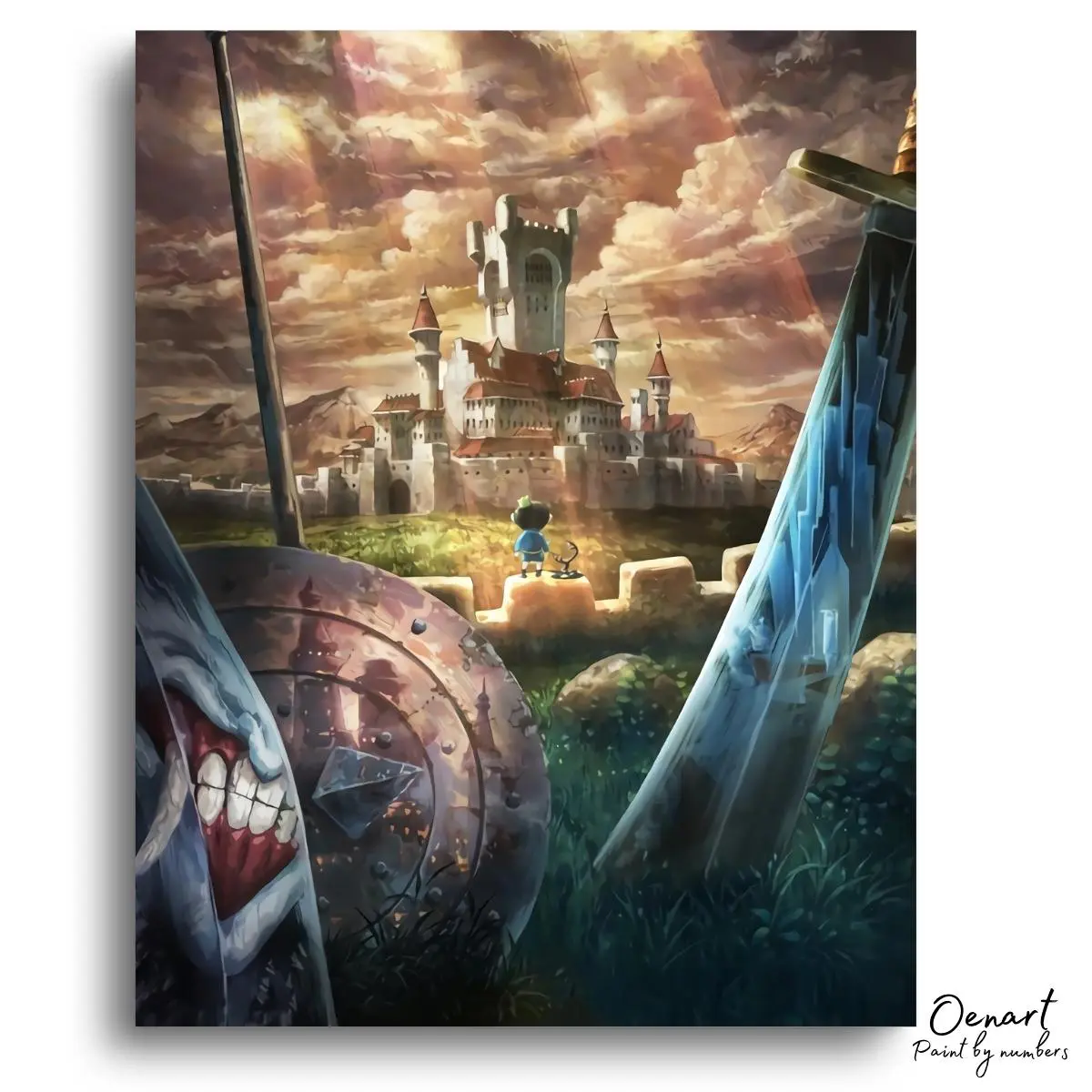 Ranking of Kings: Castle - Anime Diamond Painting - Oenart™
