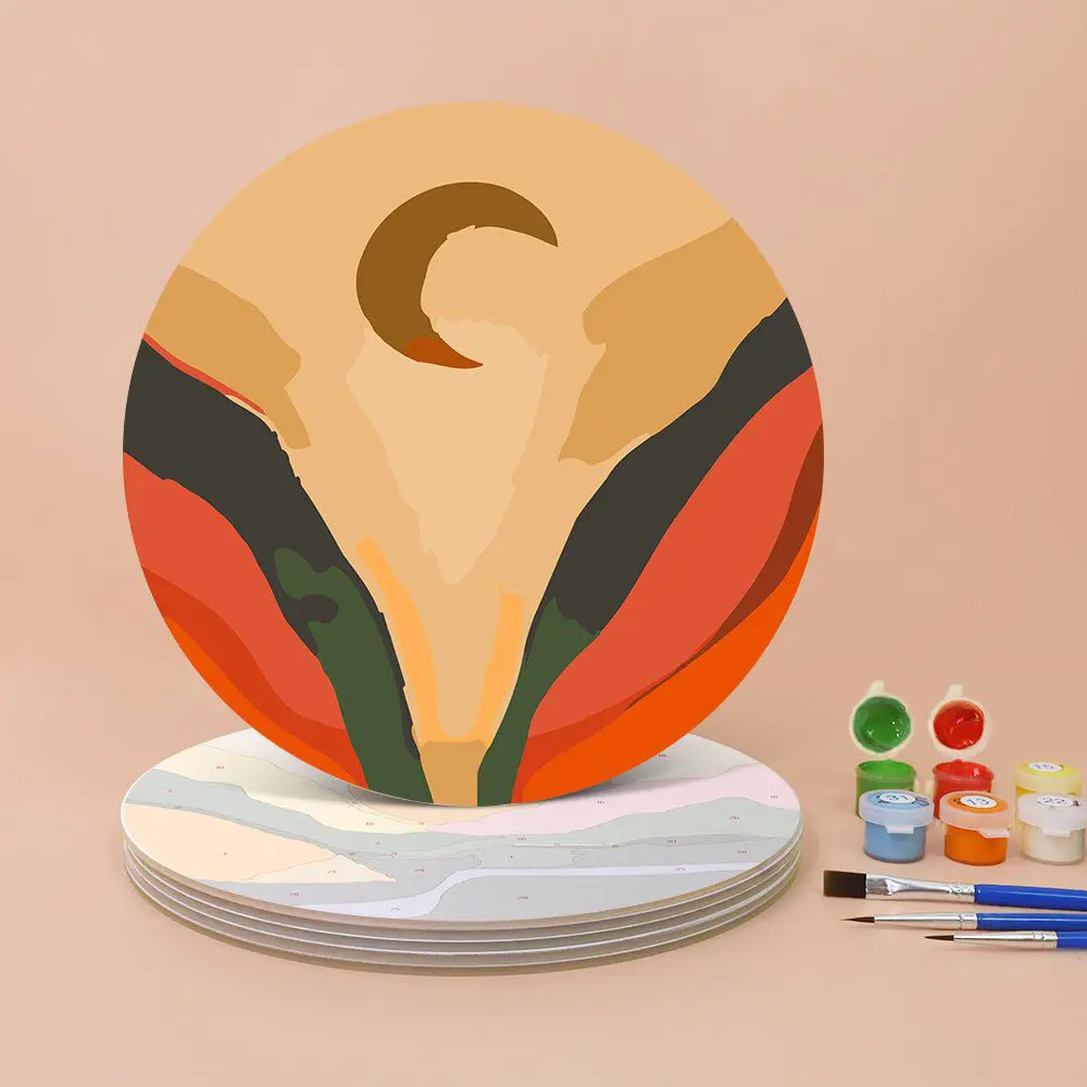 Sunset Horizon Placemat Paint Kit - Oenart™