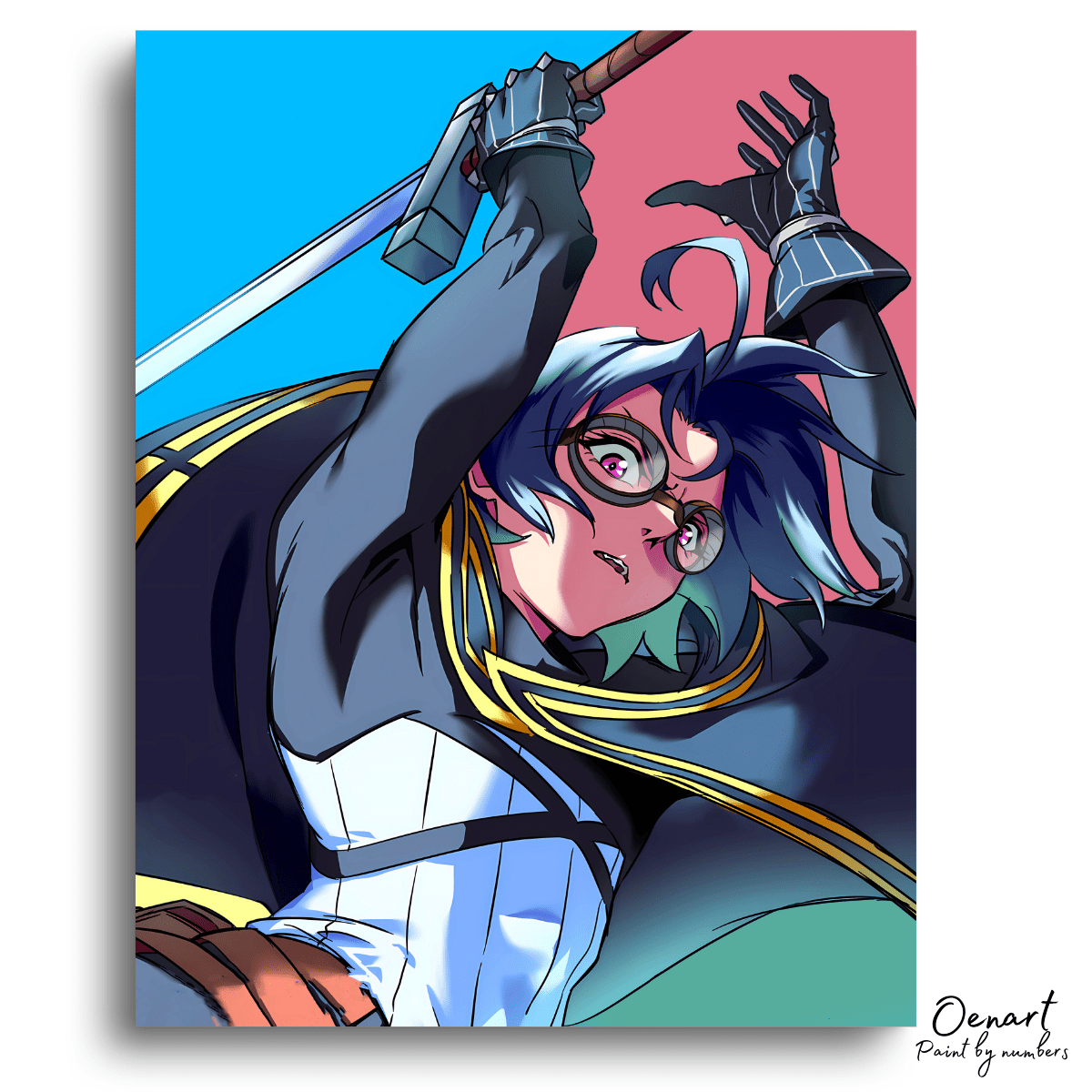 Wistoria Wand and Sword: Will Angry - Anime Paint By Numbers Kit - Oenart™