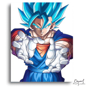Bold Heroic Blue Power - Paint By Numbers Kit