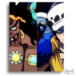 Bold Heroes Split Portrait - Paint By Numbers Kit