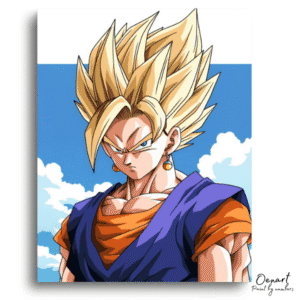 Golden Warrior Power Sky - Paint By Numbers Kit