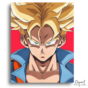 Blonde Hero Fierce Stare - Paint By Numbers Kit