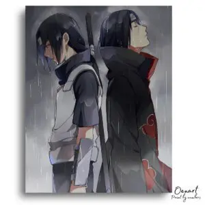 Rain Brothers Standing Silent - Paint By Numbers Kit