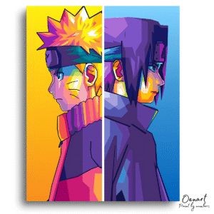 Colorful Heroes Canvas Art - Paint By Numbers Kit