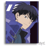 Purple Jacket Confident Wink - Paint By Numbers Kit