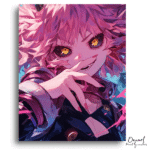 Vibrant Pink Fierce Expression - Paint By Numbers Kit