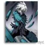 Battle Suit Action Pose - Paint By Numbers Kit