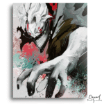 White Hair Demon Hand - Paint By Numbers Kit