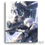 Dynamic Duo Action Scene - Paint By Numbers Kit