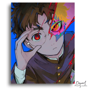 Split Eye Portrait - Paint By Numbers Kit