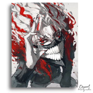 Sinister Eyes Wild Grin - Paint By Numbers Kit