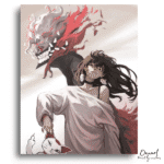 Spirit Hero Dynamic Canvas - Paint By Numbers Kit