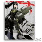 Heroic Woman Fierce Tiger - Paint By Numbers Kit