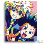 Colorful Friends Art Canvas - Paint By Numbers Kit