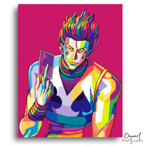 Colorful Card Art Canvas - Paint By Numbers Kit