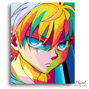 Vibrant Pop Art Portrait - Paint By Numbers Kit