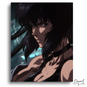 Futuristic Hero Shadow Cyber - Paint By Numbers Kit