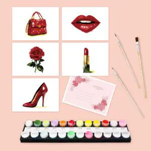 Glam Icons – Mini Paint By Numbers Set