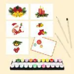Christmas Cheer – Mini Paint By Numbers Set